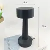 Luminária de mesa decorativa criativa transfronteiriça para bares, quartos e salas de estar, luz noturna recarregável por toque, luminária de mesa em forma de halter para ambiente de acampamento
