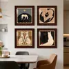 Pintura Decorativa Retro Francesa Yinghao, Arte de Pared Estilo Medieval, Arte de Nicho Maillard para Decoración de Pared de Restaurante y Sala de Estar