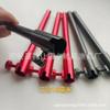Soporte para bandeja de cebo tubo único accesorios para caja de pesca soporte para bandeja de cebo Estante para cebo de caña soporte para recipiente de cebo de pesca tubo equipo de pesca