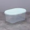 Caja de Almacenamiento Ovalada de PP Recipiente para Frutas Caja de Empaque de Alimentos Caja de Empaque de Snacks de Frutas Fiambrera Desechable