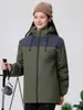 Cuello alto, terciopelo súper suave, tiras reflectantes, chaqueta cálida para exteriores, chaqueta de trabajo, a prueba de viento e impermeable, logo bordado personalizado