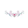 Populares Pegatinas de Tatuaje de Sucubus Sexys para Celebridades de Internet, Chicas Atrevidas y Mujeres con Estilo, Pegatinas de Tatuaje para el Pecho y la Parte Inferior del Abdomen, En Stock