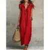 Sitios Web Independientes Europeos y Americanos Amazon Aliexpress Vestido Largo de Verano y Primavera 2026 con Mangas Acampanadas Estilo Bohemio