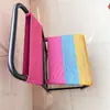 Máquina de coser coche plano taburete de enfriamiento transpirable empleado de fábrica de ropa silla de trabajo taburete transpirable de verano