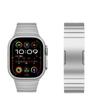 Adequado para Pulseira Apple Iwatch10 Series Estilo Oficial Igual Fivela Borboleta Clássica de Negócios Pulseira de Metal Apple S9