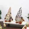 Decoración para el Hogar Nueva Transfronteriza Muñeco sin Rostro de Café Adornos de Enano Sosteniendo Granos de Café Adornos de Muñeco de Rudolph