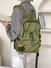 Mochila impermeable de nailon de Corea del Sur para mujer, sencilla, para estudiante universitario, casual, estilo ins, mochila de viaje, mochila escolar de moda