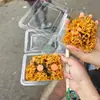 Cajas comerciales para llevar para sopa de fideos con pavo, diseñadas para vendedores ambulantes; tazones desechables de plástico transparente para sopa fría de fideos y sopa caliente de fideos secos