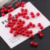 Pérolas Plásticas Coloridas ABS de 8mm com Furo Reto para DIY Pulseiras Feitas à Mão Colares Acessórios de Cabelo Joias com Contas Pequenos Acessórios