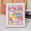 Nova Pintura de Diamante 5D de Desenho Animado Kapibala com Porta-Retrato DIY Brinquedo Educacional Infantil Presente Pintura com Adesivo de Diamante