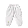 Pantalones Cálidos de Abrigo Otoño/Invierno para Bebé Clase A Engrosados Acolchados para Niños y Niñas Pantalones Deportivos con Puño Pantalones de Algodón a Prueba de Viento para Bebé