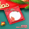 Notas Adhesivas de Navidad de Dibujos Animados Transfronterizos Papelería para el Aprendizaje Notas Mensajes Notas Adhesivas N Veces Navidad Notas de Regalo Pequeño