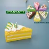 Modelo de Bolo Fruta Falsa Rolinho de Ovo Pão Sobremesa Mesa Janela Decoração Cena Arranjo Adereços de Foto Brinquedos