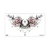 Colección Rui Ka Long: Pegatinas de Tatuaje con Patrón Seductivo para Clavícula y Pecho, Pegatinas de Tatuaje Sexy, Diseño Floral de Larga Duración con un Toque de Lujo