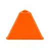 Em estoque cone de treinamento marcador triangular com furo pode inserir vara marcador de ponto barril futebol basquete agilidade slalom cone de marcação de campo