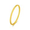 Anel Twist Shajin do Vietnã Anel Simples Liso Anel Banhado a Ouro Anel da Moda Feminino Anel de Casal Presente de Feriado da Moda