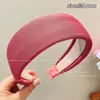 Diadema de estilo coreano, ligera, ancha, de color liso para mujer, que ofrece un look sofisticado y elegante, con un diseño que realza la altura en la coronilla, presentando un estilo retro, chic y moderno