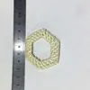 Acessórios de Joias DIY Tecidos em Rattan Puro Feitos à Mão no Vietnã Estilo Festivo Geométrico Exagerado Redondo Material para Brincos Tecidos em Bambu Rattan