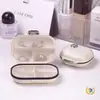Caja de Medicamentos Pequeña Portátil, Caja Dispensadora Mini Pequeña para Pastillas y Medicamentos, Caja de Almacenamiento de Viaje con Gran Capacidad para 7 Días