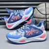 Nuevos Zapatos de Baloncesto de Malla Transpirable para Hombre Juego Real Antideslizantes Resistentes al Desgaste Absorción de Impactos Zapatos Deportivos para Estudiantes Jóvenes Zapatos de Batalla