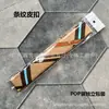 Bolsa Pop Empaquetada Individualmente con Asa Larga, Envuelto con Pañuelo de Seda, Pañuelo Pequeño de Satén Estampado, Cinta, Cinta de Regalo