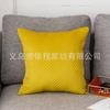 Almohada Lisa Ultrasónica Funda de Almohada Color Sólido de Terciopelo Cojín de Sofá Terciopelo Lisi Almohada de Cintura Terciopelo Holandés