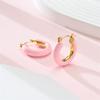 Pendientes de gota de color francés sin decoloración transfronterizos, pendientes retro ligeros de lujo de alta gama, pendientes de nicho, fabricantes al por mayor
