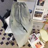 Jeans Lavados con Cordón para Hombre y Mujer, Primavera y Otoño, Diseño Japonés, Bolsillos Casuales de Trabajo, Pantalones Largos para Estudiantes