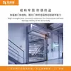 Fabricante de Puertas Enrollables de Alta Seguridad Planta Industrial Aislante de Sonido y Polvo Aleación de Aluminio Rodante Puerta Rápida con Sensor Automático