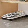 Zapatero Móvil Debajo de la Cama con Ruedas, Bandeja para Zapatos Hueca Transpirable, Estante de Almacenamiento Debajo de la Cama para Dormitorio para Tenis y Pantuflas