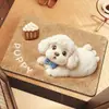 Alfombrilla de Piso de Barro de Diatomeas de Gato Lindo de Dibujos Animados para Baño Absorción de Agua Antideslizante Suave para Pies Entrada de Inodoro Felpudo Antideslizante