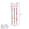 Adesivo de diamante autoadesivo acrílico acessórios para moldura de foto diy adesivo de diamante colorido decoração de superfície de maquiagem de palco infantil adesivo de diamante