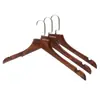 Perchas de Madera Maciza Pintadas a Mano, Perchas de Madera para Tiendas de Ropa, Perchas Vintage para Ropa de Hombre y Mujer, Perchas Antideslizantes para Pantalones con Pinzas, Al por Mayor