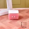Móveis Criativos Rosa para Banheiro, Acessórios Feitos à Mão para Casa de Bonecas DIY, Decorações, Decorações para Mesa de Escritório em Casa
