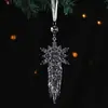Decorações de Natal Decoração de Eventos ao Ar Livre Orelhas de Trigo Pastorais Criativas Flocos de Neve Artificiais Barras de Gelo Bolas de Neve Pássaros Voadores Pingentes