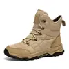 Botas de Caminhada de Cano Alto Outono/Inverno 2026, Resistentes ao Desgaste para Uso Externo, Respiráveis, Casuais e Quentes para Homens com Cadarços