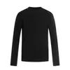 Camiseta Básica de Manga Larga de Color Sólido Estilo Americano 11Kn para Hombre y Mujer, Corte Holgado, Suave y Amigable con la Piel, Top Base Deportiva con Cuello Redondo