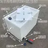 Caja para Peces Vivos Montada en Vehículo, Caja de Transporte para Peces Vivos, Cubo de Pesca para Pesca en Aguas Abiertas, Asa Horizontal, Tapa Abatible, Contenedor Grande para Peces, Caja de Transporte para Peces