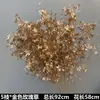 Flores de Casamento de Ouro Flor de Seda Pingente do Ano do Dragão Folha de Ginkgo Fruto de Azevinho Sala de Estar Balde Flor Arte