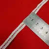 Encaje Recto de Hilo de Algodón de 9 mm Adorno de Encaje Cinta de Encaje para Manualidades Accesorios de Ropa para Bordes de Sofá Cortinas Lolita Tiras Pequeñas