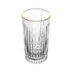 Copo Alto Deli Diamante com Borda Dourada 280ml Cristal Ecológico - Lyor