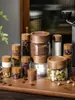 Frasco Sellado para Granos de Café, Mini Frasco de Almacenamiento Portátil de Vidrio, Botella Dispensadora Pequeña de Polvo de Café de Grado Alimenticio, Contenedor de Almacenamiento