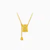Collar Colgante con Borla Brillante de Satén de Seda, Pendientes Filigrana Tachonados de Diamantes, Anillo Abierto de Encaje Dorado para Mujer