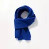 Cachecol Pequeno de Cashmere Estilo Torcido para Mulheres 2023 Novo Outono e Inverno Cor Sólida Estilo Coreano Tricô Espessado Cachecol Torcido