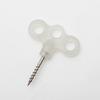 Clavos para Deck de Camping, Clavos Luminosos, Clavos para Fijación de Cuerda a Prueba de Viento para Tiendas de Camping al Aire Libre, Tornillos de Tres Ojos, Roscas de Acero Inoxidable