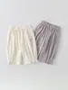 Calças Finas Cropped Estilo Coreano para Bebês e Crianças Pequenas, Novo Estilo de Verão, Calças de Corte Reto Estilosas e Versáteis, Calças Casuais de Verão, Categoria a