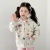 Abrigo para Niña Conjunto de Primavera 2026 Nuevo Cárdigan de Primavera y Otoño para Niños Chaqueta con Capucha de Dibujos Animados Casual para Niña
