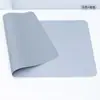 Alfombrilla Gruesa Impermeable y a Prueba de Aceite de Doble Cara para Escritorio de Laptop Transfronteriza con Alfombrilla de Ratón de Cuero de Alta Gama