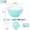 Tigelas pequenas de melamina, design bicolor, adequadas para lanchonetes, restaurantes de fast-food, tigelas de arroz, louças, molhos para fondue, tigelas de temperos e uso comercial