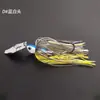 Venta al por mayor del fabricante Escudo de Hierro Pieza de Ruido Cable de Silicona Jig Hombre Barba 12.5g Placa de Lengua de Roca Cabeza de Plomo Gancho Señuelo Cebo